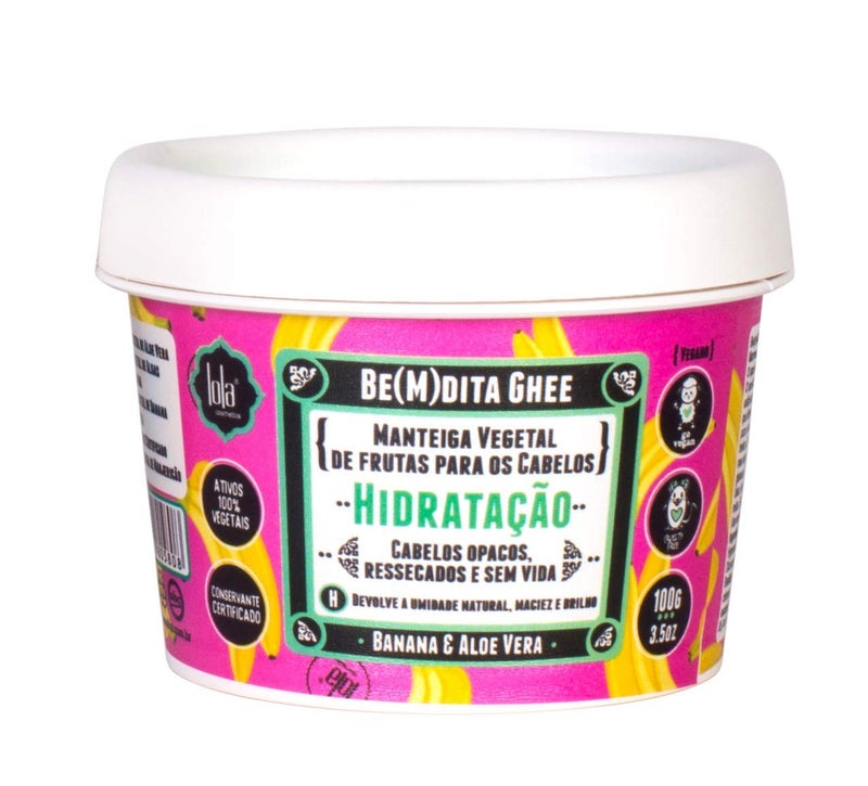 Lola From Rio Bem dita Ghee Hydrating Banana Hair butter that Strengthens and Softens Hair 352 Fl Oz - Image 3