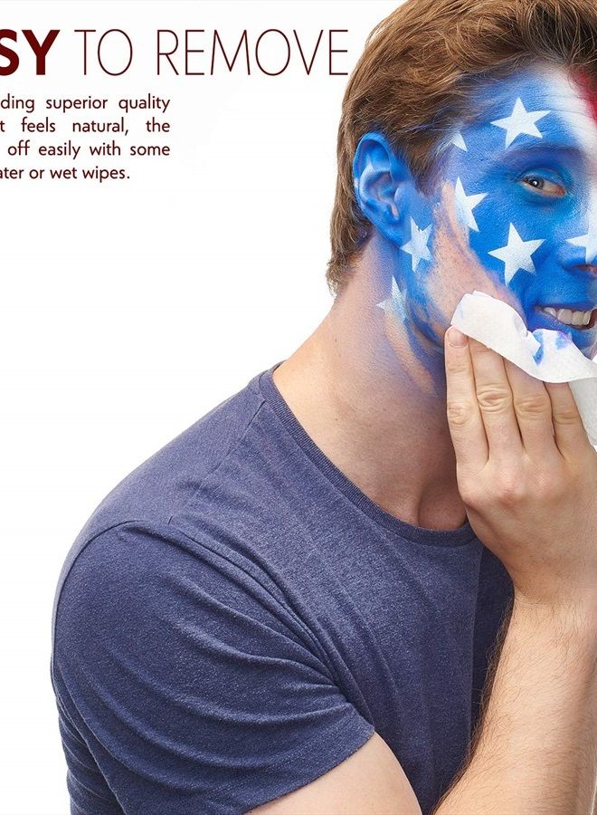 Artiparty طقم طلاء الوجه - سهل التطبيق والإزالة - مختبر جلدياً - مفعل بالماء - غير سام ومضاد للحساسية - طقم طلاء وجه احترافي للأطفال والبالغين - Image 5