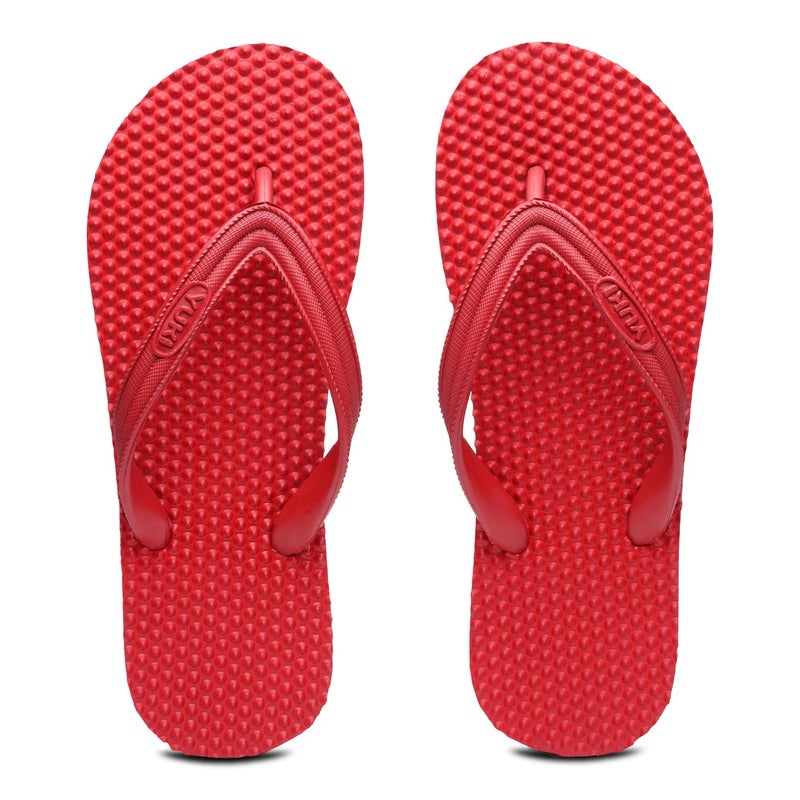 YUKI Men and Women Slipper Accupressure Flip Flops Hawai Chappal for Home Daily Use - Image 4