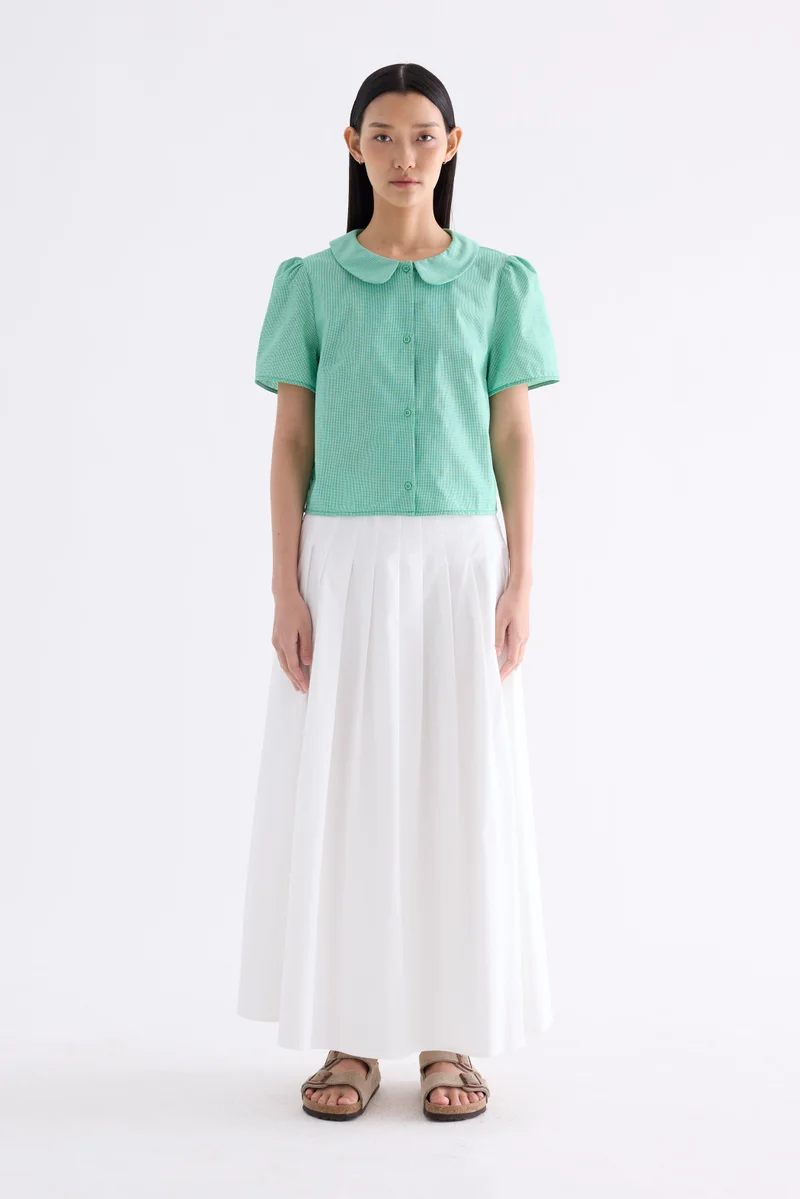 ذا اديتورز ماركت Paige Puffy Sleeve Blouse