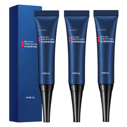 Grospe 3PCS Awaken Peptide Depuffing Eye Gel Peptide Lifting Eye Gel Lifts Firming AntiWrinkle Eye Tightener Natural Moisturizing Eye Cream for Reduces Puffinessunder Eye BagsDark CirclesWrinkles - Image 1