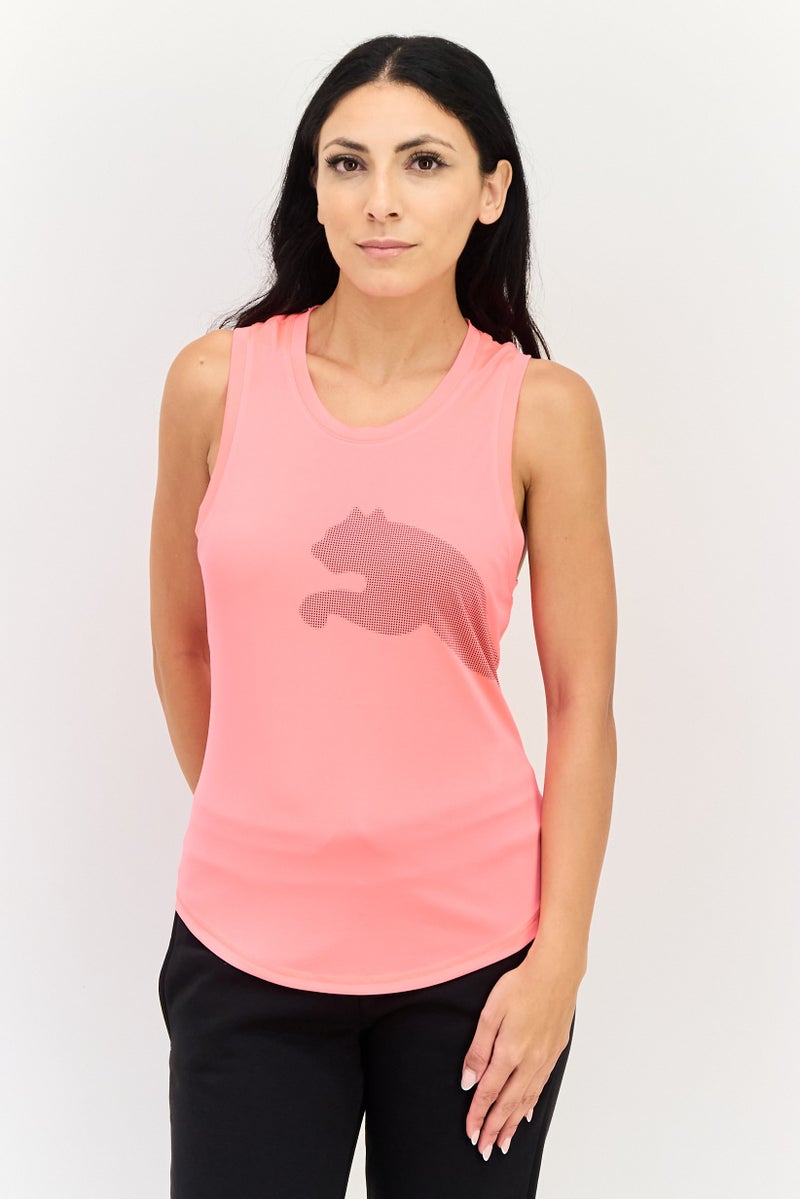 PUMA Women Sportswear Fit Sleeveless Training Tank Top, Bright Pink - Image 1
