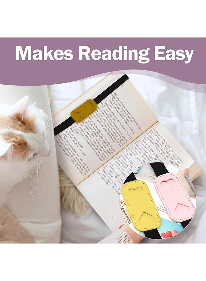 حامل أقلام مكون من 3 قطع لدفتر الملاحظات مع حلقة مرنة - مجموعة علامات مرجعية لحقيبة أقلام قابلة لإعادة الاستخدام، مثالية للمجلات والمخططات ودفاتر الرسم واليوميات ولوازم المكتب - Image 3