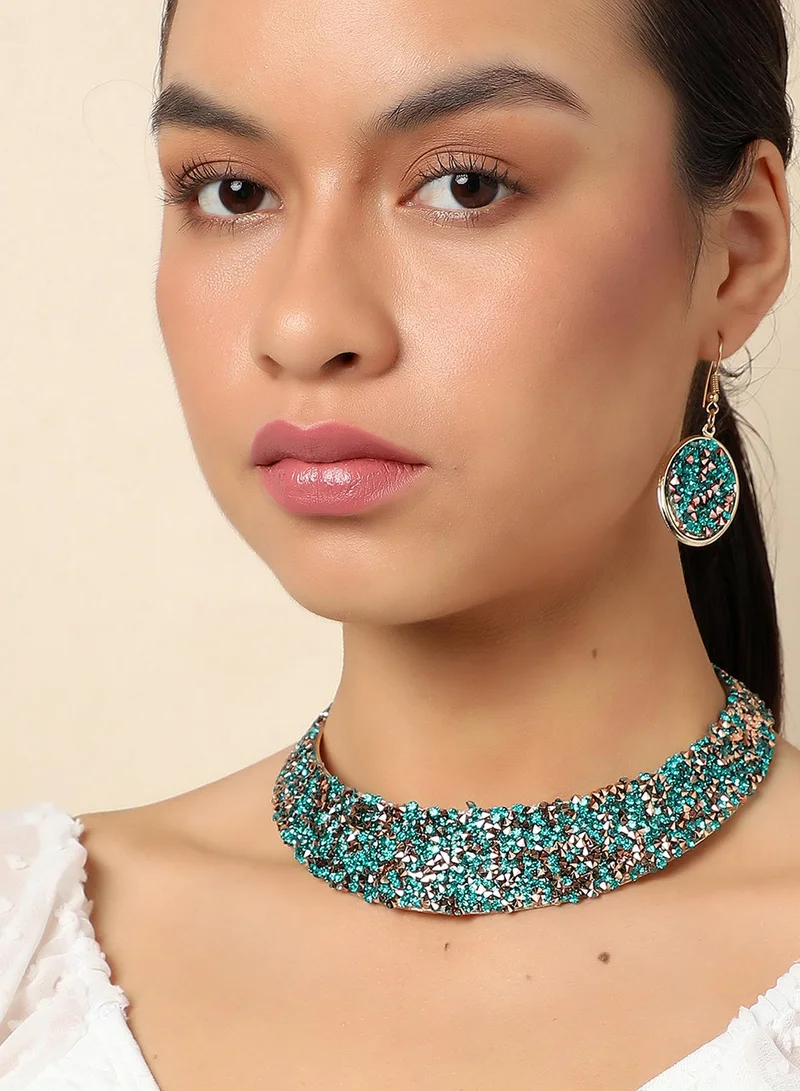 SOHI Stone Artificial Jewellery Set