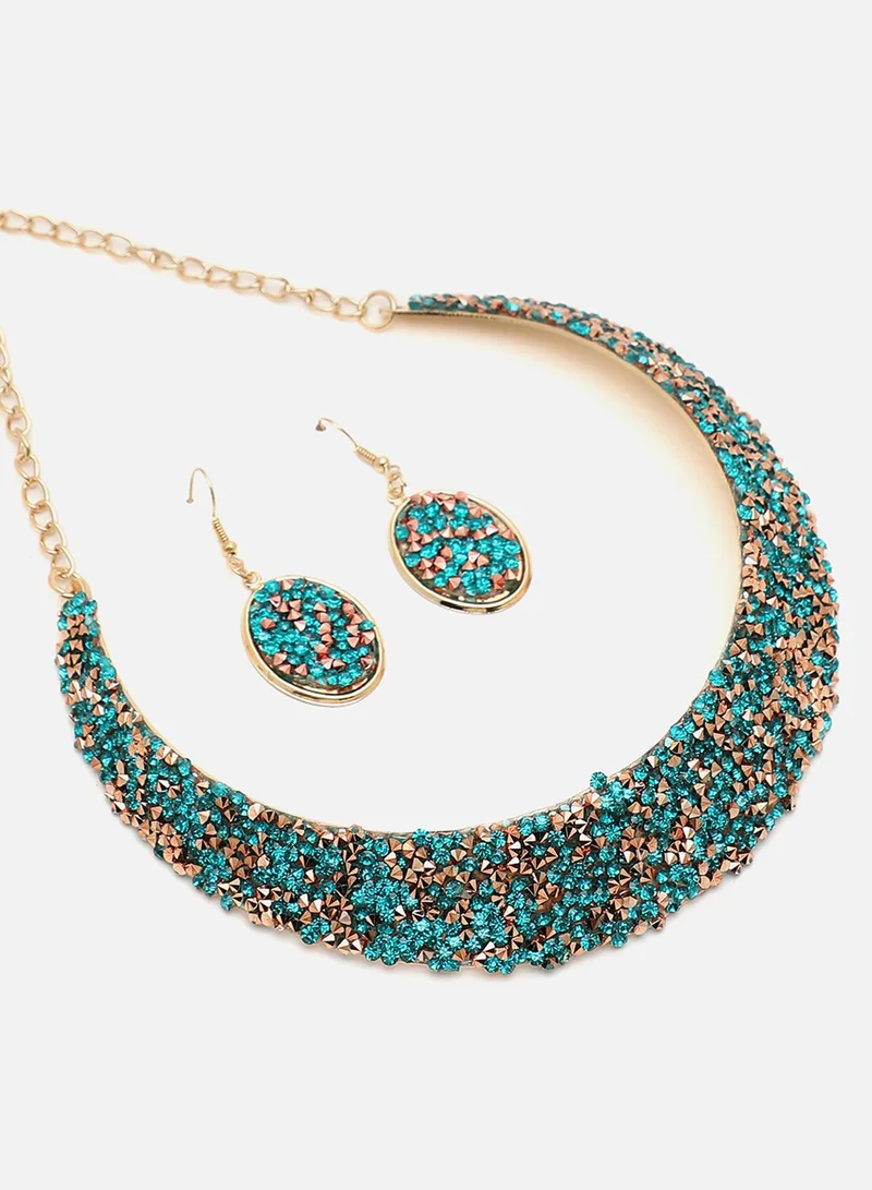 SOHI Stone Artificial Jewellery Set