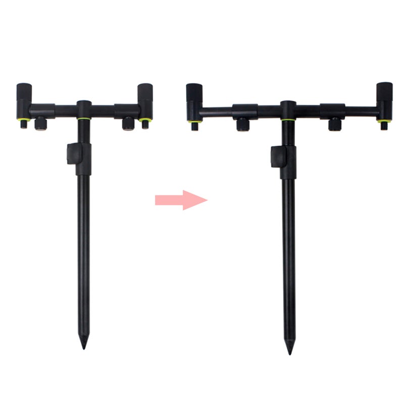 COONOR Extending Bank Stick Carp Fishing Adjustable Aluminum Bankstick Pole Rest for Bite Alarm - Image 2