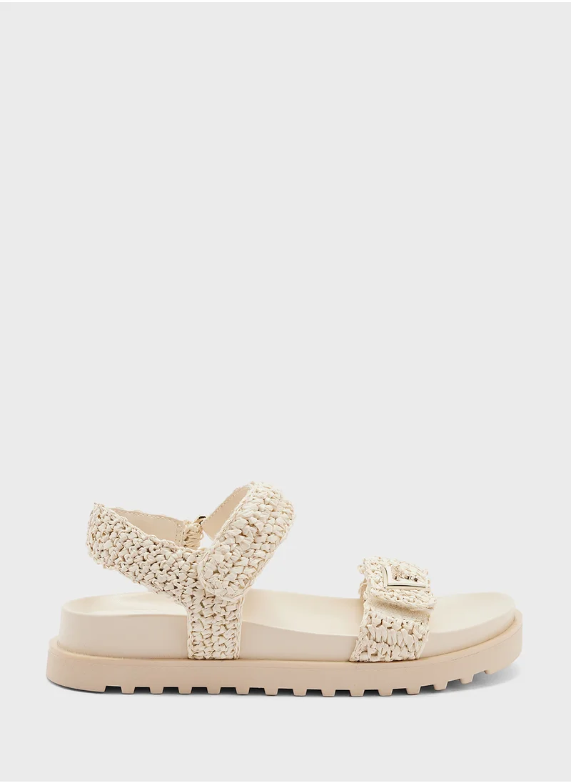 جس Fabirca Velcro Strap Sandals
