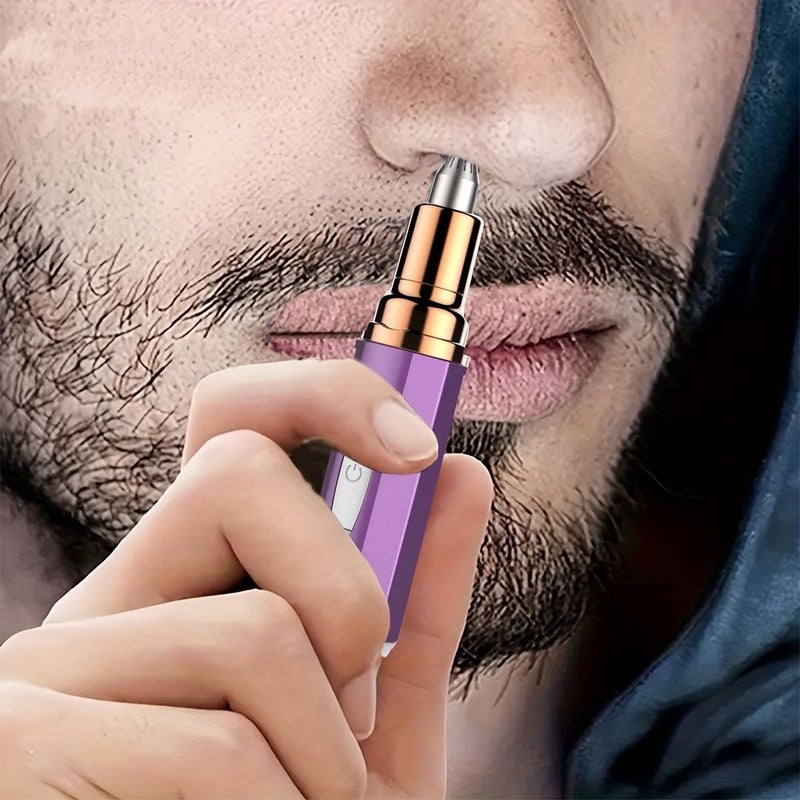 White Electric Eyebrow Trimmer Women Automatic Eyebrow Shaper Hair Removal Device Mini Razor Pen Epilator - Image 1