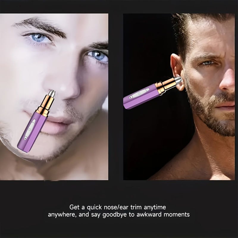 White Electric Eyebrow Trimmer Women Automatic Eyebrow Shaper Hair Removal Device Mini Razor Pen Epilator - Image 3