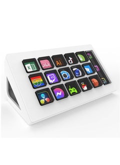 Generic StreamDeck Mini Visual Keyboard LCD Button 15Keys Live Content Creation Controller Custom Button For Windows/MacOS Kryboard Gift(White)  - Image 2