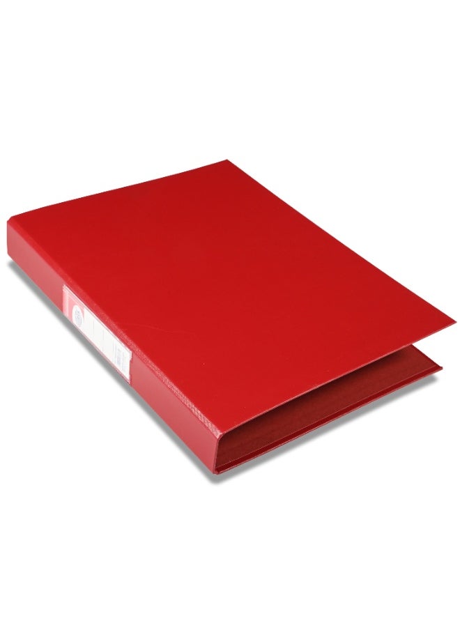 FIS PP Ring Binder, A4 Size(210x297), 2[O]Ring Type, 25mm Ring Size, 42mm Spine Size with PVC Pocket in Spine for Label Design, Packet of 10 Pieces Per Box, Maroon Color-FSBDPPA4MR10  - Image 1