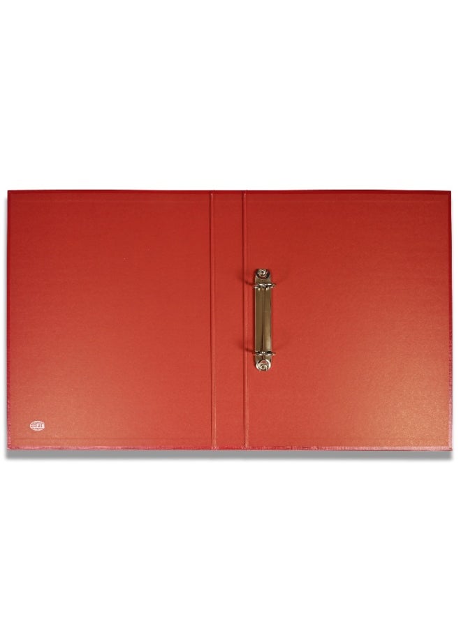 FIS PP Ring Binder, A4 Size(210x297), 2[O]Ring Type, 25mm Ring Size, 42mm Spine Size with PVC Pocket in Spine for Label Design, Packet of 10 Pieces Per Box, Maroon Color-FSBDPPA4MR10  - Image 3