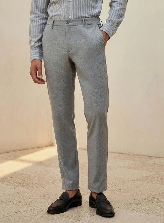 Splash FAV Regular Fit Formal Trousers