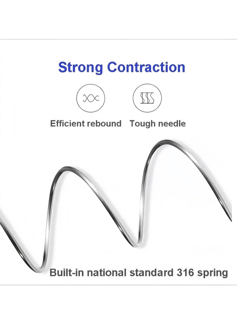 30-Piece Microblading Tattoo Needles Disposable Stainless Steel Cartridges for Permanent Makeup Eyebrows Eyeliner Lip - Image 4