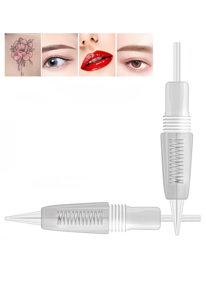 30-Piece Microblading Tattoo Needles Disposable Stainless Steel Cartridges for Permanent Makeup Eyebrows Eyeliner Lip - Image 3