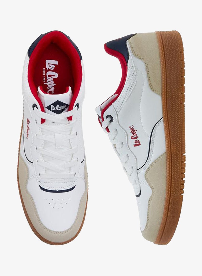 Lee Cooper Men Perforated Lace-Up Ortholite Sneakers - Image 1