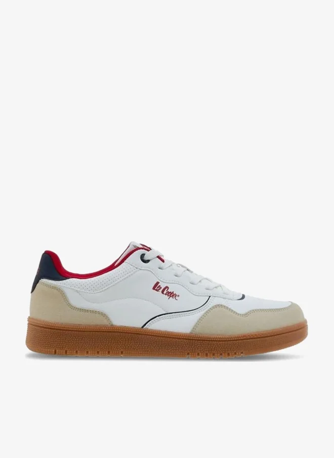 Lee Cooper Men Perforated Lace-Up Ortholite Sneakers