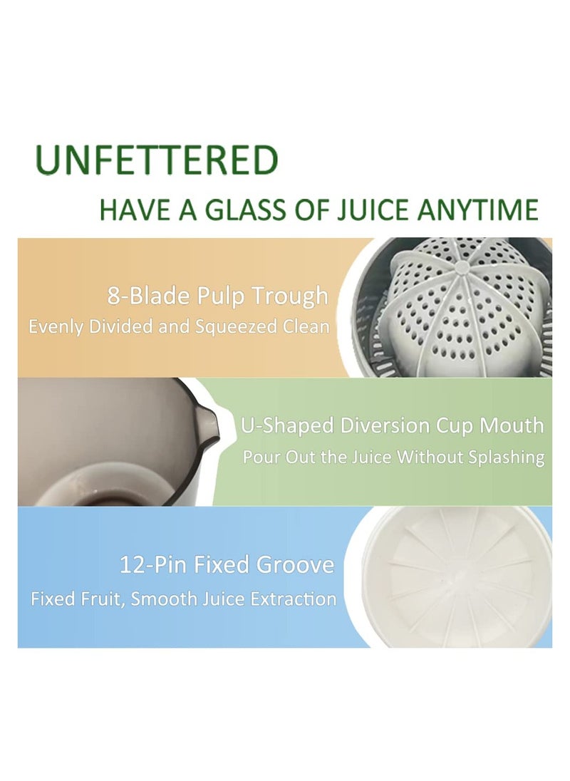 SYOSI - Manual Juicer Citrus Juicer Lemon Squeezer Citrus Orange Squeezer Manual Hand Juicer Lime Press Manual Juicer Mini Portable Juicer - Image 1