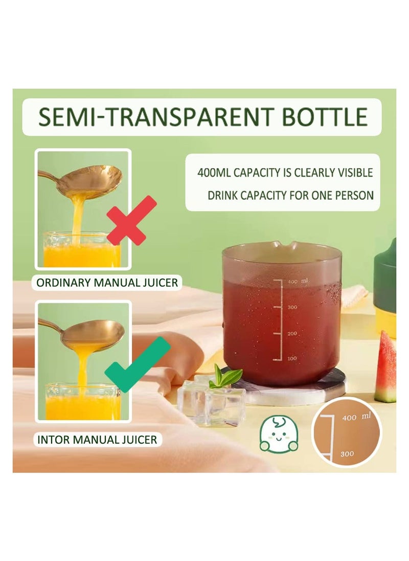 SYOSI - Manual Juicer Citrus Juicer Lemon Squeezer Citrus Orange Squeezer Manual Hand Juicer Lime Press Manual Juicer Mini Portable Juicer - Image 1