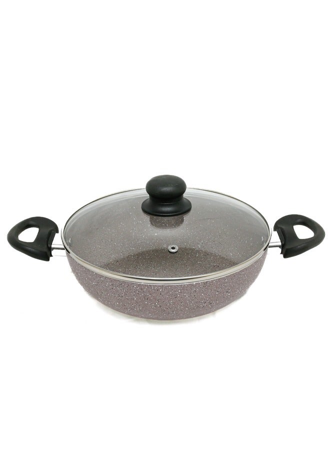 Easy Cook Marble Coated Kadai | Scratch-Resistant Cooking Pan for Versatile Cooking - Image 2