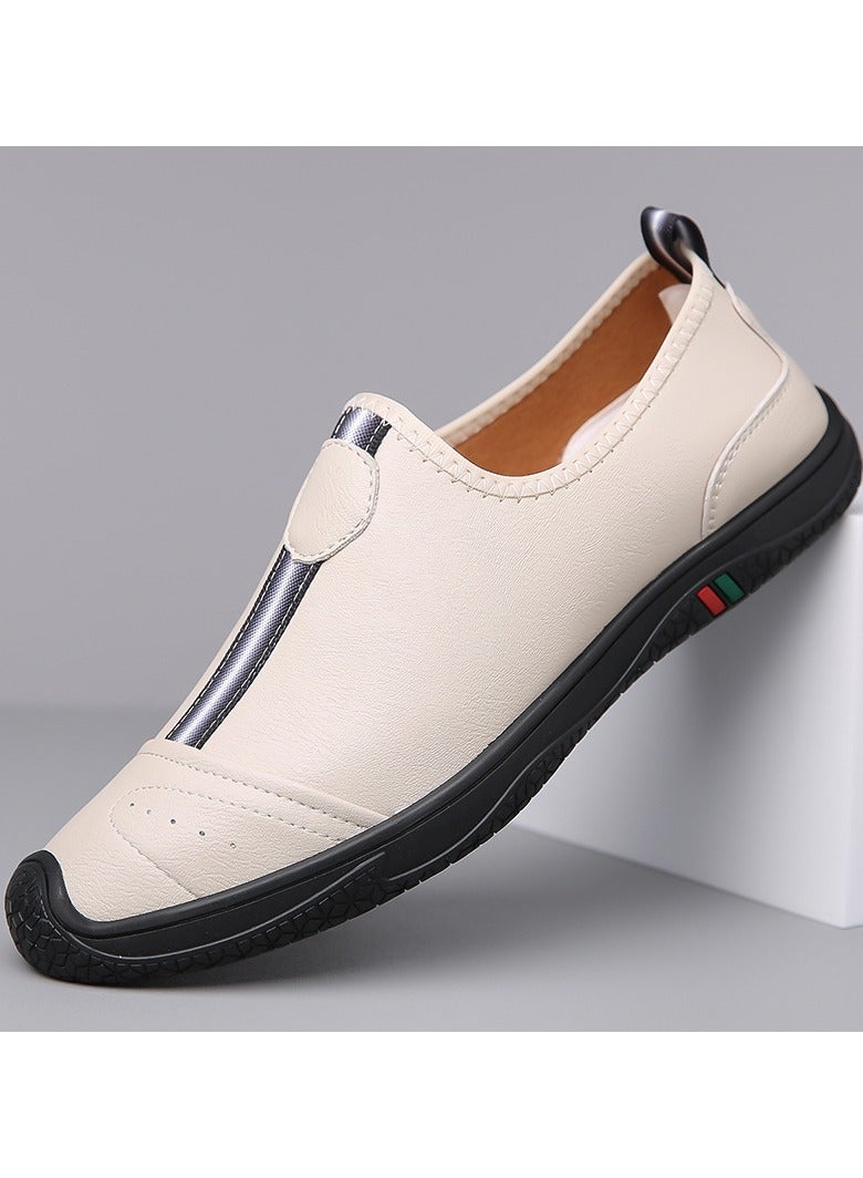 Shougu Versatile Retro Casual Leather Shoes - Image 1