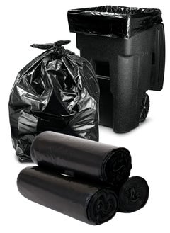 20 20 Planet CARE EVERYDAY Home Cleaning dustbin liners Black roll 65 x 80 cm, 20 pieces | Garbage Bag 3 Roll  - Image 1