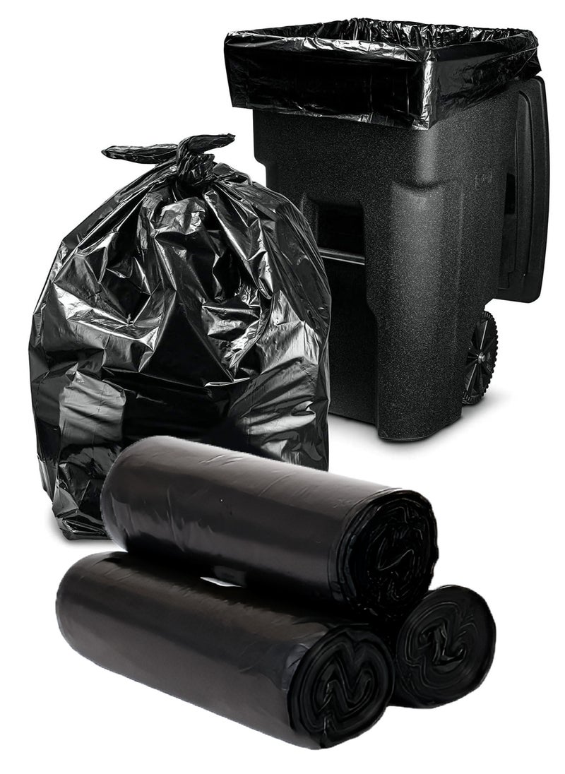 20 20 Planet CARE EVERYDAY Home Cleaning dustbin liners Black roll 65 x 80 cm, 20 pieces | Garbage Bag 3 Roll  - Image 1