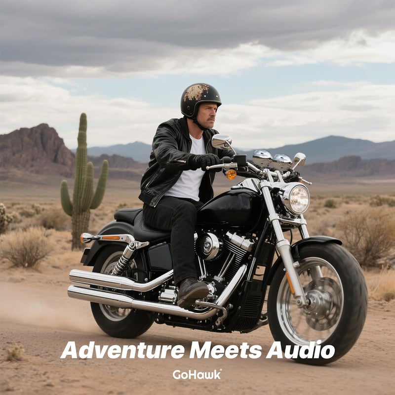 GoHawk TN4-R 4" Full Range Waterproof Bluetooth Motorcycle Stereo Speakers with Amplifier - Image 5