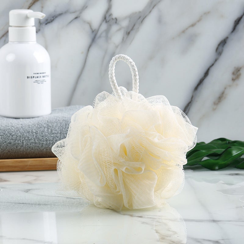 Loquat Bath Ball Bath Large Super Soft Anti-Scattering Bath Flower Bath Back Rub Bath Wipe 60g Bath Flower Massage