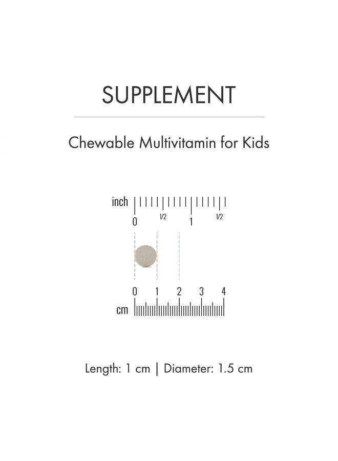 Dr. Mercola Chewable Multivitamin for Kids Dietary Supplement, 30 Servings (60 Tablets), Supports Overall Health, Non GMO, Soy Free, Gluten Free, 0g Sugar - Image 5