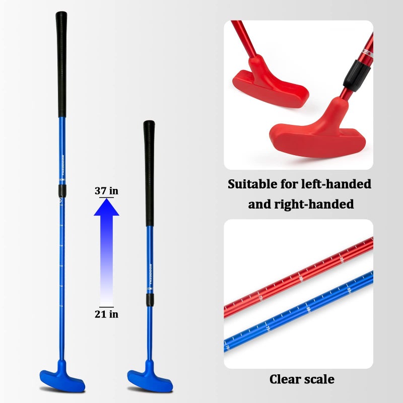 THIODOON Golf Putters for Men and Women Two-Way Kids Putter Mini Golf Putter for Right or Left Handed Golfers Adjustable Length Golf Putter Suitable for Children, Teenagers and Adults - Image 3