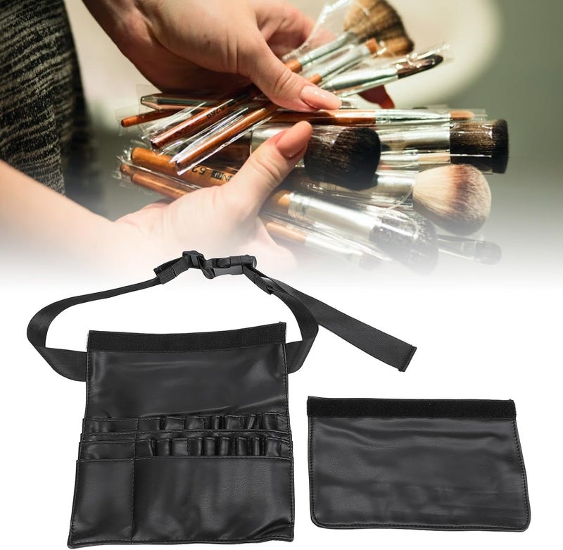 yuyte Makeup Brush Waist Bag Multifunctional Professional Storage Organizer Adjustable Belt Suitable for Artist Studio Training - Image 2
