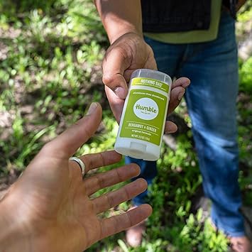 HUMBLE SIMPLE AND TRUE. Humble All Natural Deodorant Aluminum And Paraben Free Cruelty Free Men And Women Deodorant Bergamot and Ginger 1Pack - Image 2