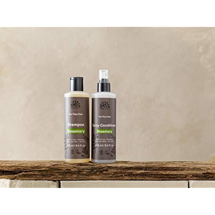 URTEKRAM Fine Hair Rosemary Shampoo, 250 ML - Image 2
