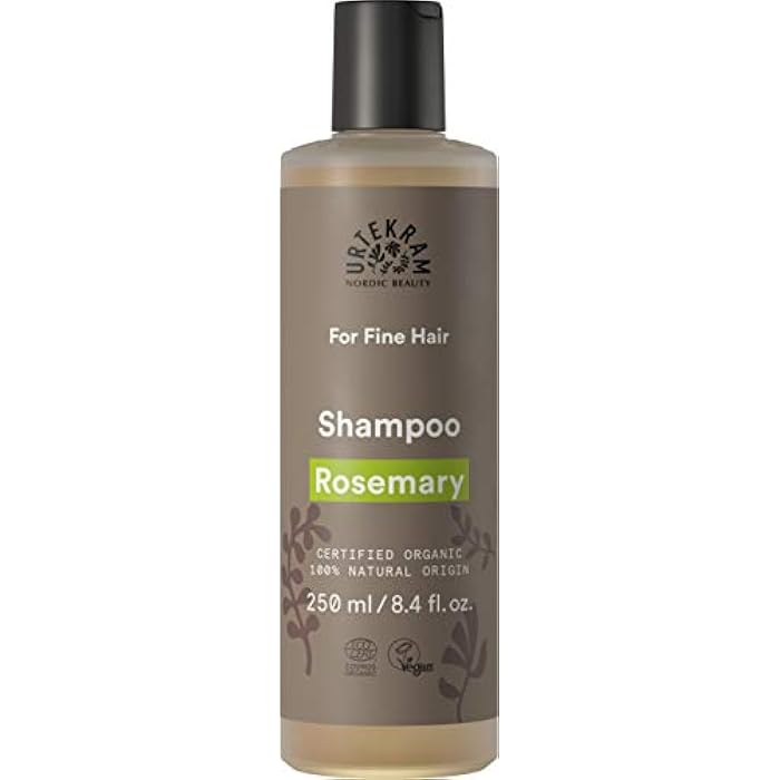 URTEKRAM Fine Hair Rosemary Shampoo, 250 ML - Image 1