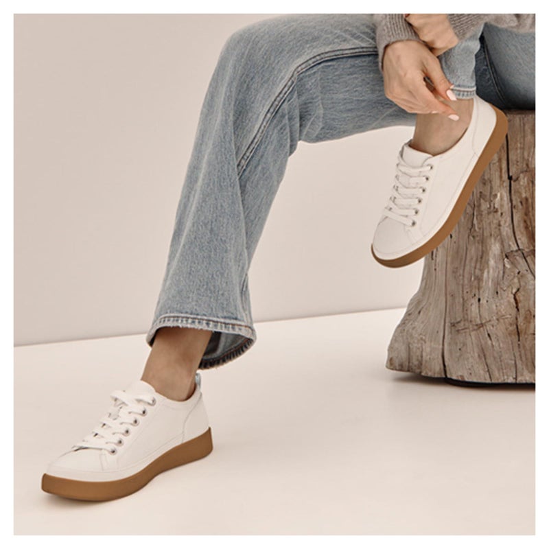 Vionic, Women's, Winny, White Gum Leather, 8.5, Medium - Image 3