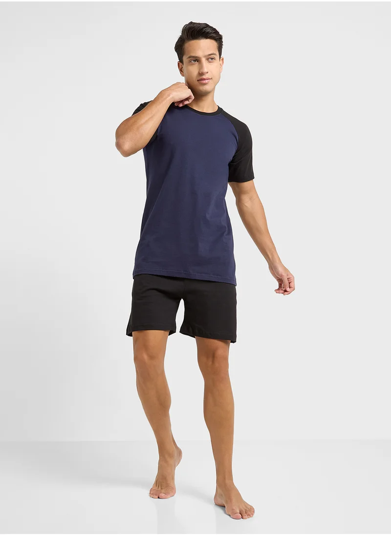 سفنتي فايف Nightwear T-Shirt & Shorts Sets