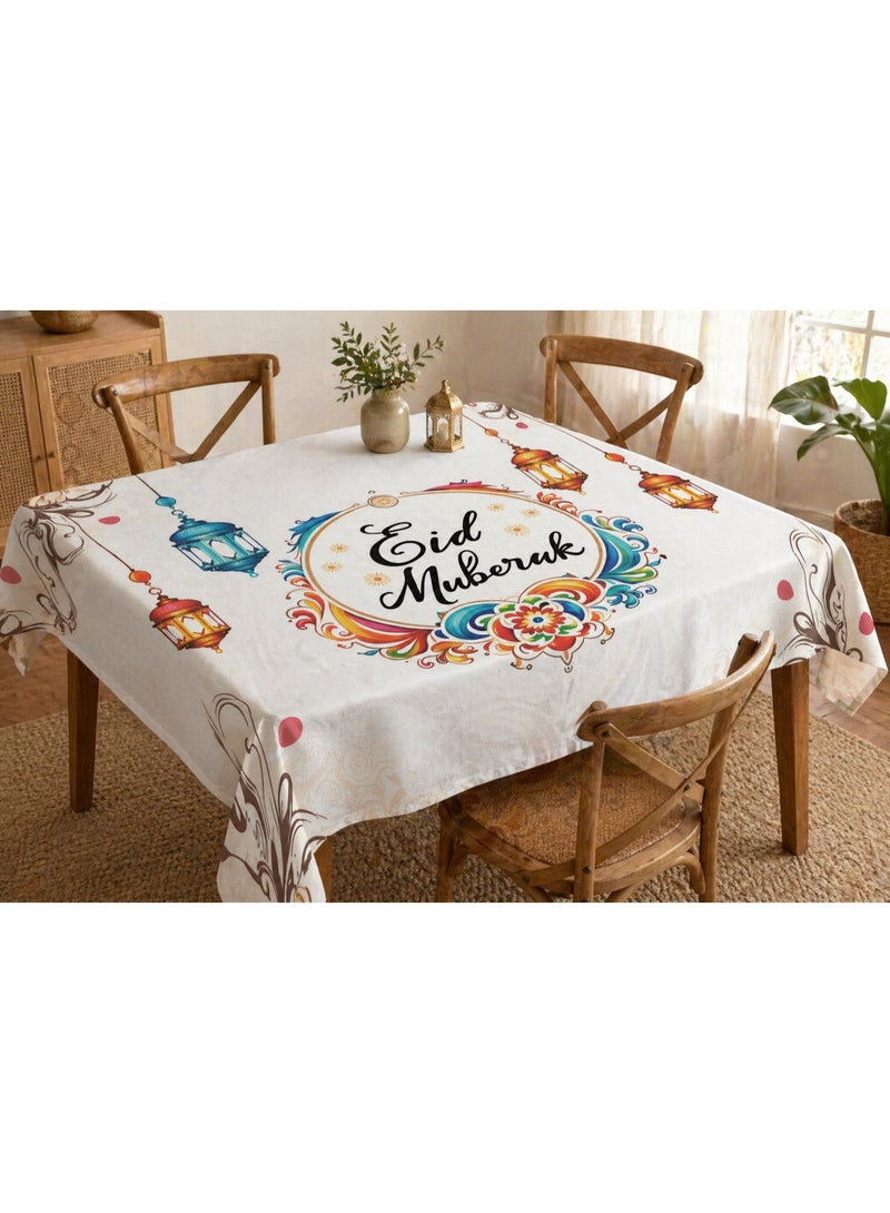 eid mubark tablecloth 100*100 velvet