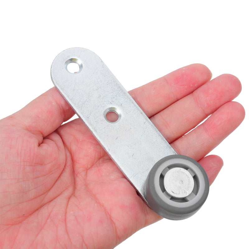 6pcs Sliding Door Roller Wheels Anti-Sagging Support Wheel For Cabinet And Wardrobe Doors With Function With Screws - Image 2