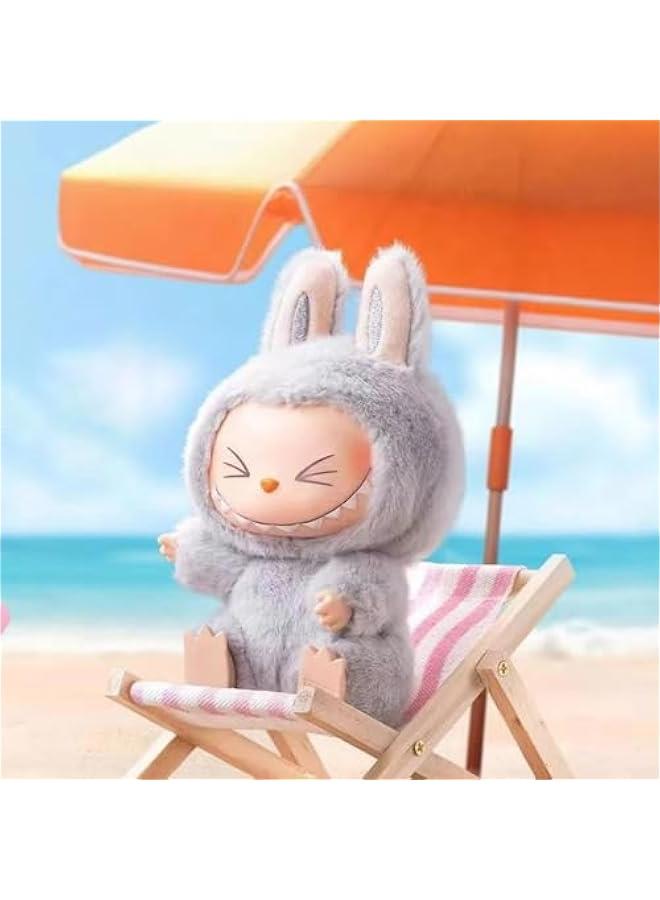 𝐋𝐚𝐛𝐮𝐛𝐮 backpacks and key pendants Cute Labubu, Charming Plush Doll Pendant Hanging Keyring Card Gift - Image 3