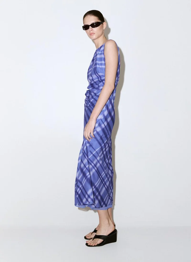 مانجو 100% Cotton Print Dress