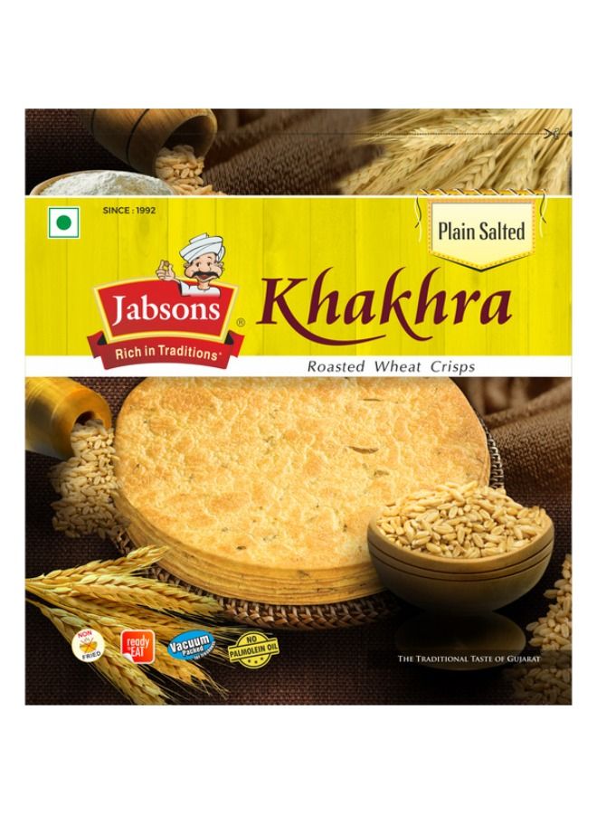 Jabsons Plain Salted Khakhra Snacks 180G - Image 1