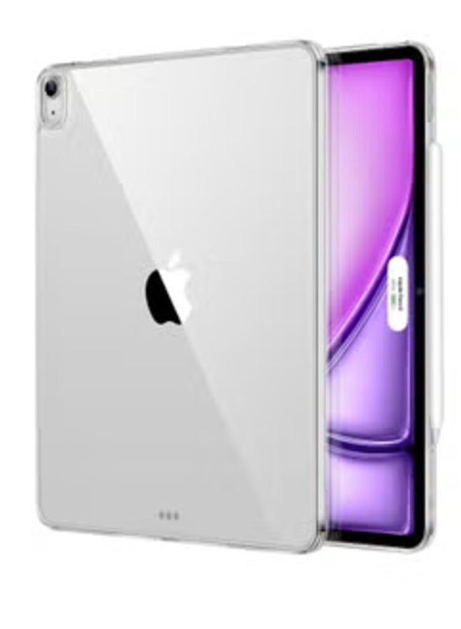 حافظة ELTRAZONE الكلاسيكية الشفافة لجهاز iPad Air 13 بوصة M2 (2024) – نحيفة، خفيفة الوزن، مضادة للصدمات، ومتوافقة مع القلم - Image 1