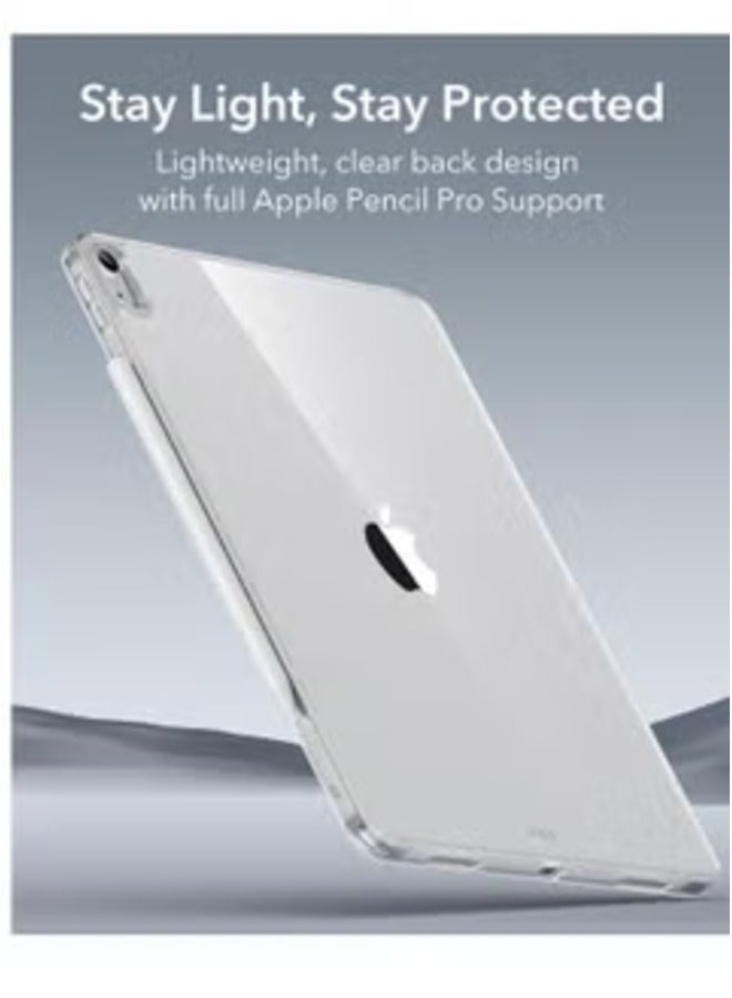 حافظة ELTRAZONE الكلاسيكية الشفافة لجهاز iPad Air 13 بوصة M2 (2024) – نحيفة، خفيفة الوزن، مضادة للصدمات، ومتوافقة مع القلم - Image 3