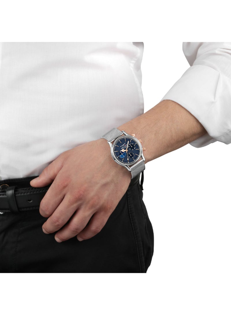 Sector 660 43MM MULT BLUE DIAL MESH BAND SS - Image 2