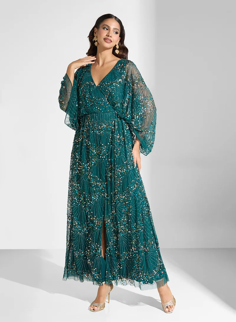 اميليا روز Sequin Embellished Dress