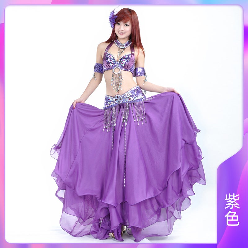 823# بدلة رقص شرقي بدلة أداء رقص شرقي شعبية زي رقص شرقي - Image 1