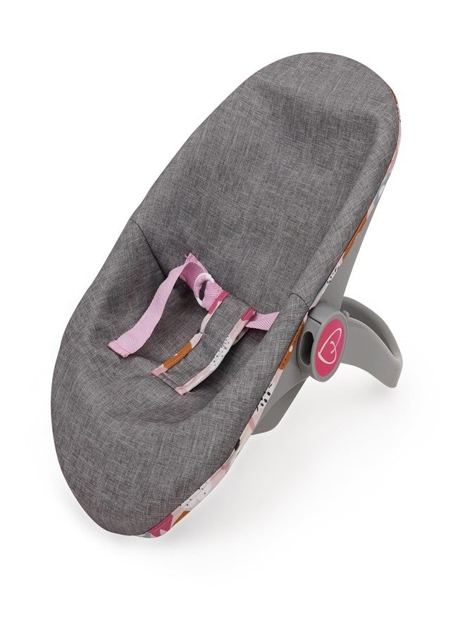 509 Crew: Melange Flora - 3-in-1 Doll Car Seat - Accessory for Dolls Up to 18", Portable Toy, Transforms to Lounge Seat, Retractable Canopy, Kids 3+ - Image 4
