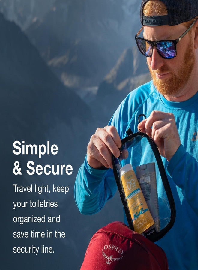 أوسبراي حقيبة أوسبري فائقة الخفة للسوائل الشفافة للسفر، أسود - Image 3