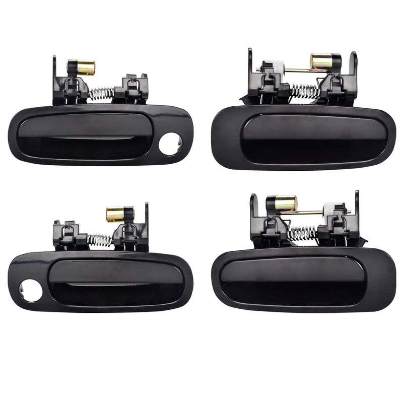 FAERSI 4pcs Outside Exterior Door Handles Front Rear Driver Passenger Side Replacement for 1998 1999 2000 2001 2002 Toyota Corolla